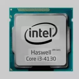 پردازنده نسل چهار.  Cpu intel i3 4130Trey بدون فن و جعبه 