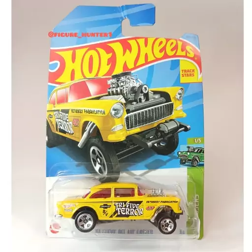 ماکت ماشین هات ویلز  Hotwheels مدل 55 chevy bel air Gasser مقیاس 1.64 