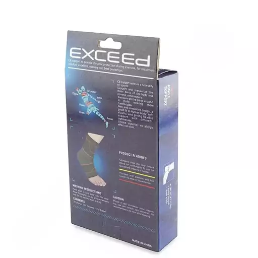 قوزک بند پا طبی ورزشی CHG-EXCEED-818CA  مشکی نارنجی