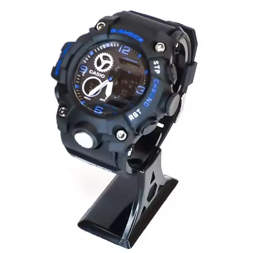 ساعت مچی دوزمانه Casio G-Shock GG-8100 مشکی آبی جی شاک