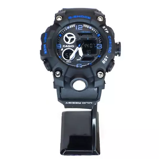 ساعت مچی دوزمانه Casio G-Shock GG-8100 مشکی آبی جی شاک