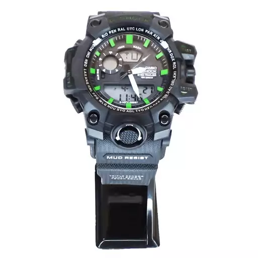 ساعت مچی دوزمانه Casio G-Shock GG-8100 مشکی سبز جی شاک