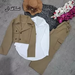 سه تیکه کارگو .شومیز .کت .شلوار 