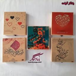 باکس چهره چوبی رومیزی (دست ساز با عکس دلخواه شما) - واو