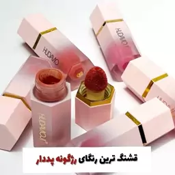 رژگونه و رژلب مایع پددار هدی موجی 