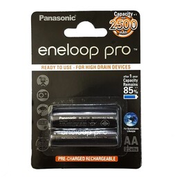 باتری شارژی  قلمی .مارک panasonic.مدل .eneloop pro . ارسال در بسته های 2 عددی