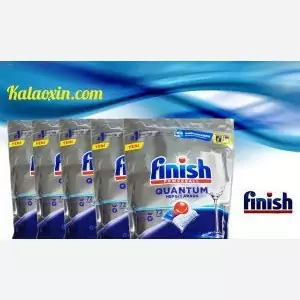 قرص ماشین ظرفشویی فینیش (Finish Quantum)کوانتوم 72 عددی محصول کشور ترکیه