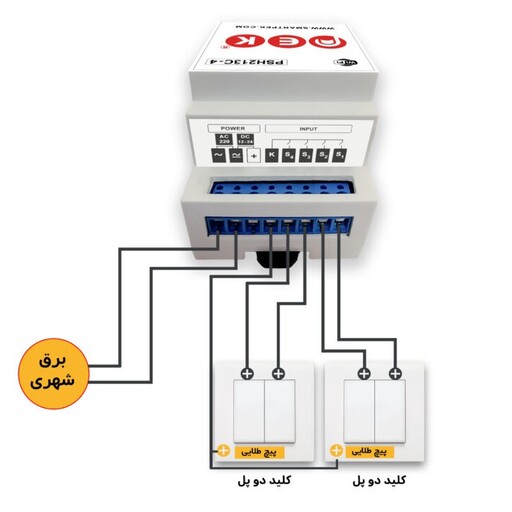 رله 4 کانال هوشمند اسمارت پک ریموت خور 