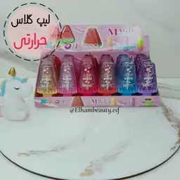 برق لب و لیپ گلاس حرارتی بستنی هندونه مجیک