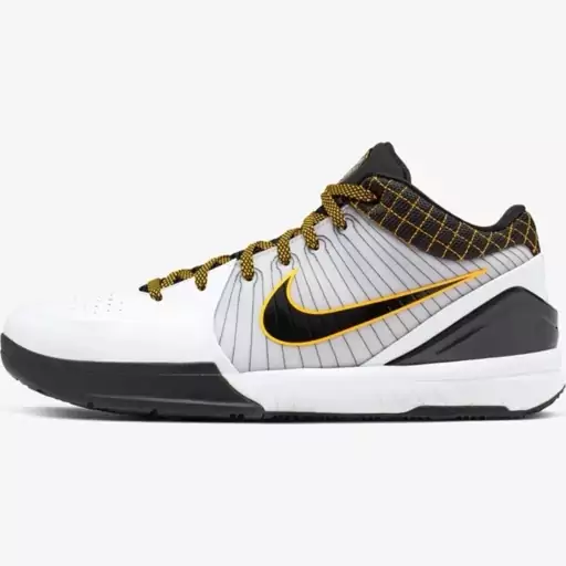 کفش والیبال و بسکتبال Nike Kobe 4 Protro نایک کوبی پروترو 4 سفید مشکی زرد