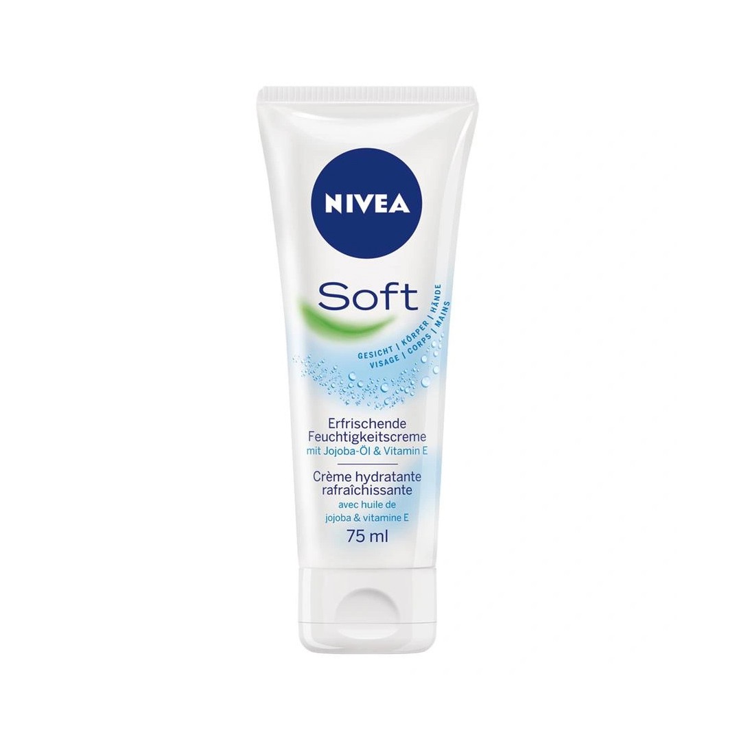 کرم تیوپی Nivea soft نیوا سافت اصل آلمان 75 میل