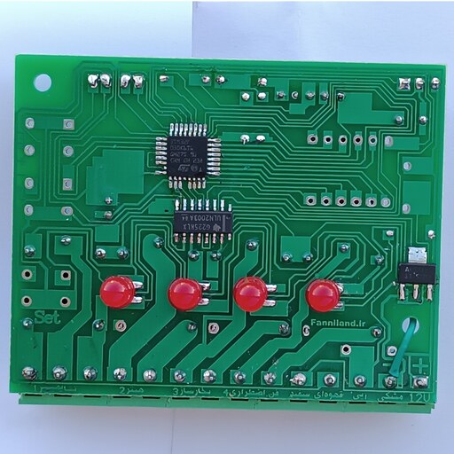 ماژول کنترل از راه دور پیامکی 4 کاناله تایمردار مدل 12V-SMS