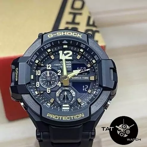 ساعت مچی جیشاک Ga1100 خلبانی قطبنمادماسنج G-Shock یک سال گارانتی جعبه ارسال رایگان 