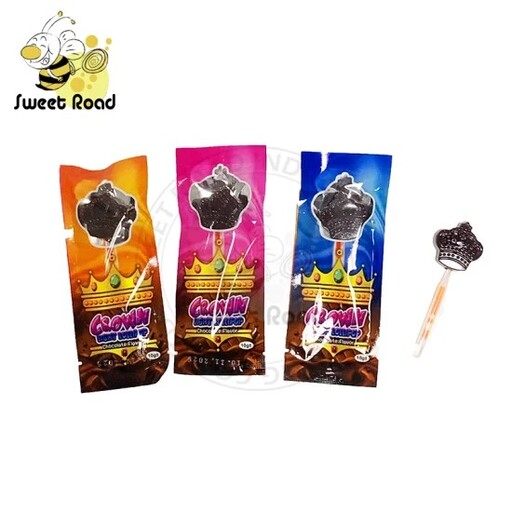 آبنبات چوبی شبرنگ مدل تاج پادشاهی lollipop