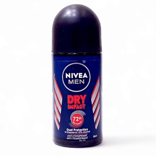 مام رول ضد تعریق مردانه نیوآ NIVEA مدل Dry Impact حجم 50 میل 72 ساعته