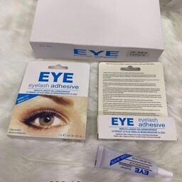 چسب مژه ضد آب مدل eyelash adhesive بی رنگ کیفیت عالی و بادوام کارایی راحت و آسان