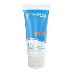 کرم ضد آفتاب آقایان SPF35 هیدرودرم فاقد چربی حجم 50 گرم