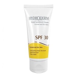 	کرم ضد آفتاب مناسب پوست معمولی و خشک SPF30 هیدرودرم 50 گرم