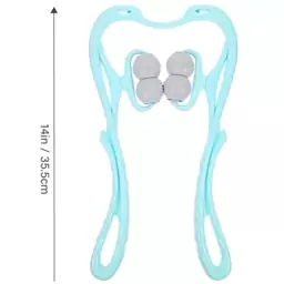 ماساژور 4 غلتکی  دستی جهت رفع گردن درد و گرفتگی عضلات 