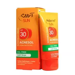 کرم ضد آفتاب فاقد چربی 30 SPF رنگ بژ روشن آردن Ardene مدل Acnesol وزن 50 گرم