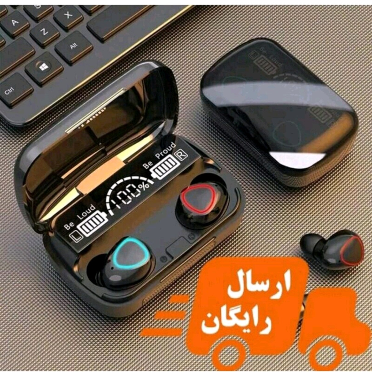 ارپاد بلوتوثی گیمینگ newvest m10با امکانات عالی رنگ (مشکی)