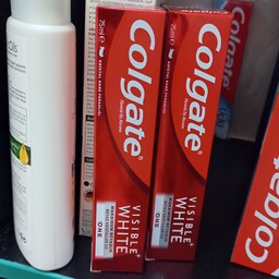 خمیردندان سفید کننده اصل colgate 