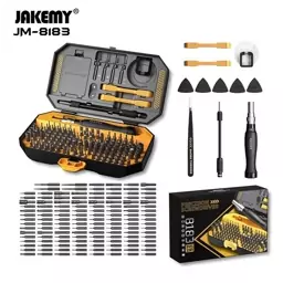 ست پیچ گوشتی جک می مدل Jakemy JM-8183 مجموعه 145 عددی