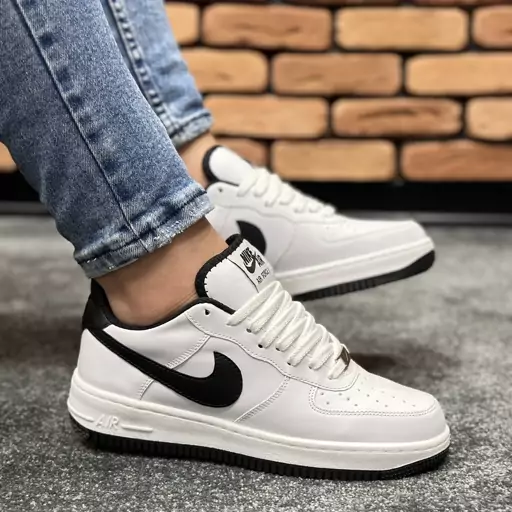 کتونی نایک ایرفورس مردانه nike air force رنگ سفید کد 6222