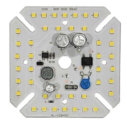 چیپ ال ای دی 80 وات 220 ولت مهتابی مربع خازن دار