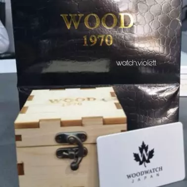 تخفیف فوق العاده + ساعت مچی چوبی فانتزی برند Wood 1970