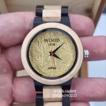 تخفیف + ساعت مچی چوبی فانتزی برند Wood 1970