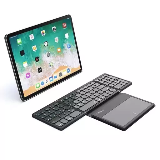 کیبورد بلوتوثی تاشو مدل Bluetooth keyboard new mini 2024 B055