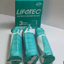 پک فیلتر سه مرحله دستگاه تصفیه آب خانگی لایف تک ویتنام lifotec