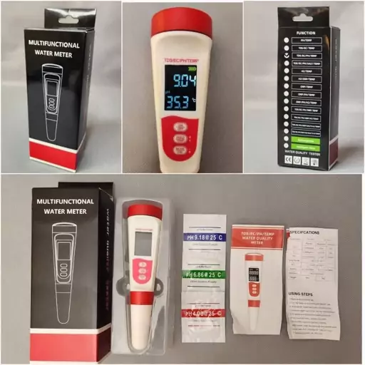 دستگاه سختی سنج تصفیه آب tds meter قابل کالیبره شدن