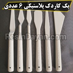 پک کاردک پلاستیکی 6 عددی