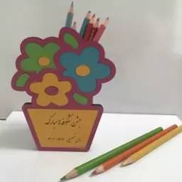 جامدادی رومیزی مدل گلدون