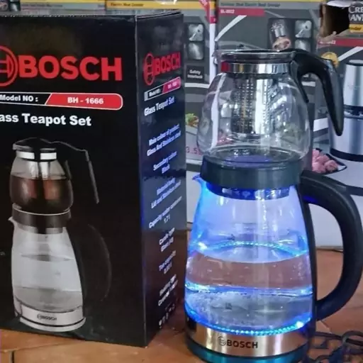 چای ساز Bosch برقی چایی ساز چایساز برقی  شیشه ای  بوش 