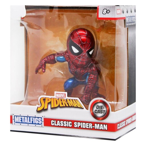 اکشن فیگور فلزی مرد عنکبوتی 9 سانتی مدل Jada Marvel Spider-Man Classic Metal Figurine