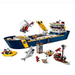 لگو سیتی کشتی اکتشاف در اقیانوس 745 قطعه مدل Ocean Exploration Ship 66113