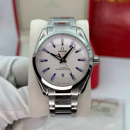 ساعت امگا مدل سیمستر.موتور اتوماتیک Omega - Seamaster Aqua Terra صفحه صدفی