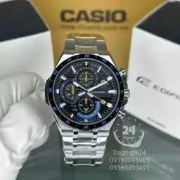 ساعت  مچی کاسیو  ادیفایس casio edifice EQS-920DB-2AV بند استیل رنگ ثابت،مسترکوالیتی 