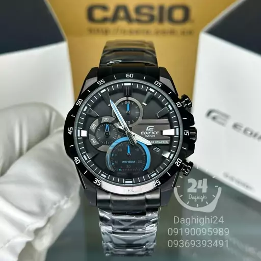 ساعت  مچی کاسیو  ادیفایس casio edifice EQS-940DC-1BVV بند و کیس استیل رنگ ثابت،مسترکوالیتی 