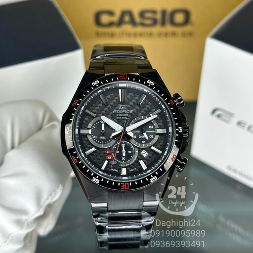 ساعت مچی مردانه کاسیو  ادیفایس casio edifice EQS-800CDB-1AV بند و قاب استیل رنگ ثابت،مسترکوالیتی.