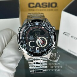 ساعت مچی مردانه کاسیو  ادیفایس casio edifice ERA-600D-1AV بند و قاب استیل رنگ ثابت،مسترکوالیتی.