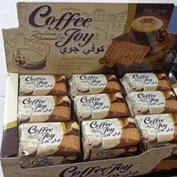 بسته 18 عددی بیسکوییت کافی جوی coffee joy