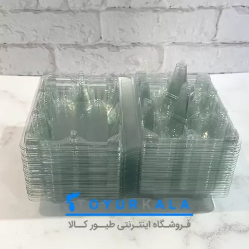 پک 100 تایی 6 خانه ای بسته بندی تخم مرغ (مواد درجه یک )