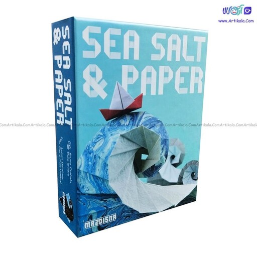 بازی فکری کاغذ و نمک دریایی Sea salt and paper