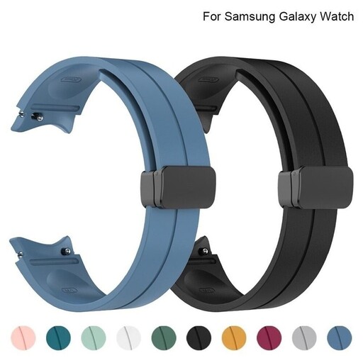 بند مدل Magnetic D-Buckle Sport Band مناسب برای ساعت هوشمند سامسونگ Galaxy Watch 6  47mm 44mm 43mm 40mm / 5 Pro 45mm 44m