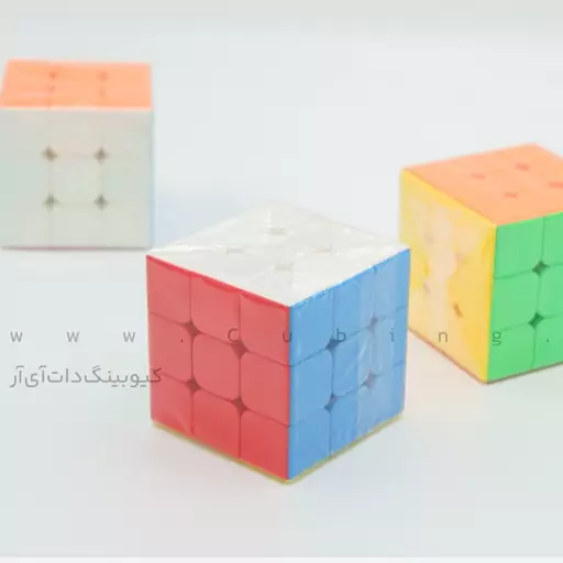 مکعب روبیک 3x3 ساده- اسپید آپ - بدون جعبه