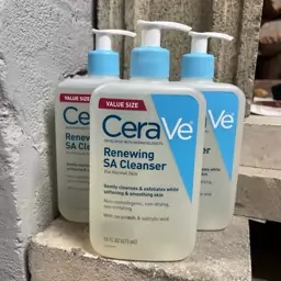 پاک کننده ،بازسازی کننده، نرم کننده و صاف کننده پوست CeraVe Renewing SA Cleanser